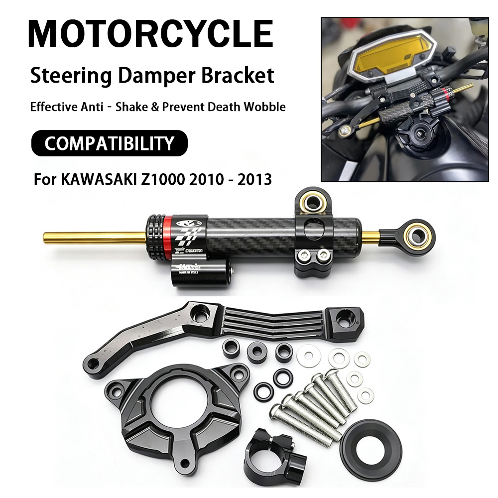 aluminium CNC motorcycle steer - огляд і ціна Steering Damper Stabilizer Kit Cnc