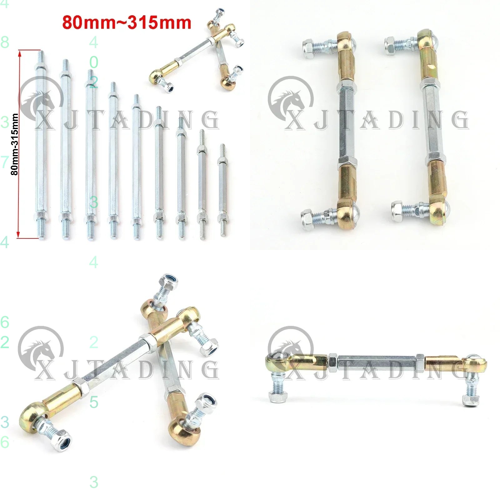 80mm-315mm M8 Steering Tie Rod - огляд і ціна Kids Electric Scooter