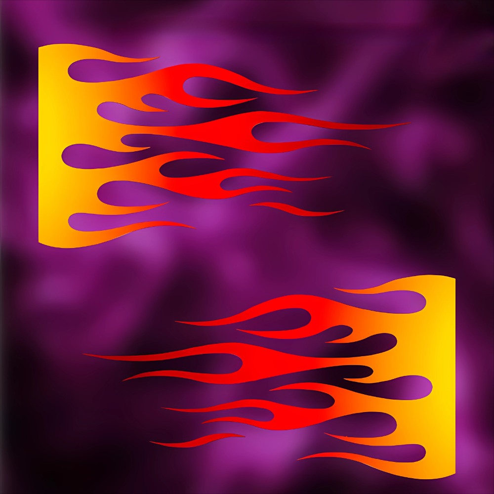 Flame Motorcycle Stickers Wate - огляд і ціна Scooter Helmet Set