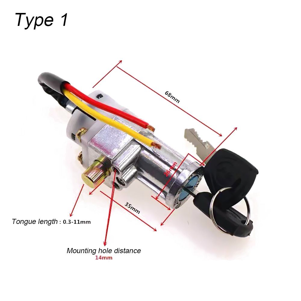 E-Bike Battery Lock With 2 Key - огляд і ціна Electric Scooter Charger