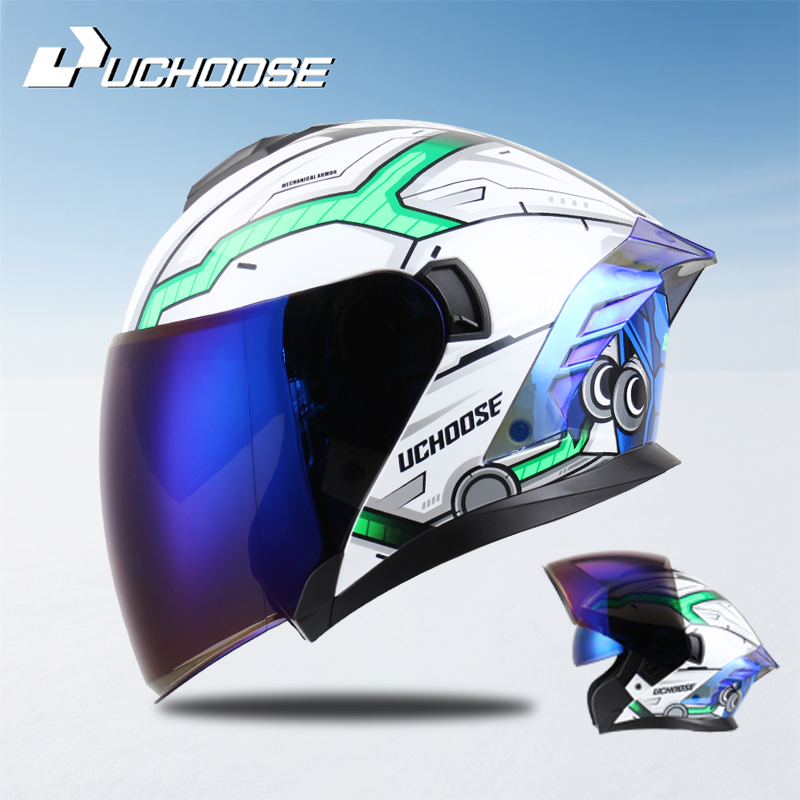 715 Motorcycle Open Face Helme - огляд і ціна Scooter Helmet Set