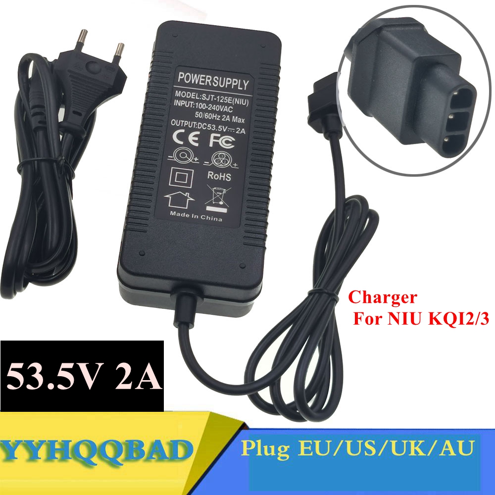 53.5V 2A Battery Charger for N - огляд і ціна Electric Scooter Charger