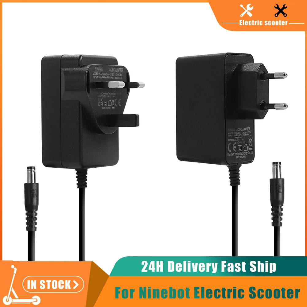 25.2V 1A Charger for Ninebot b - огляд і ціна Kids Electric Scooter