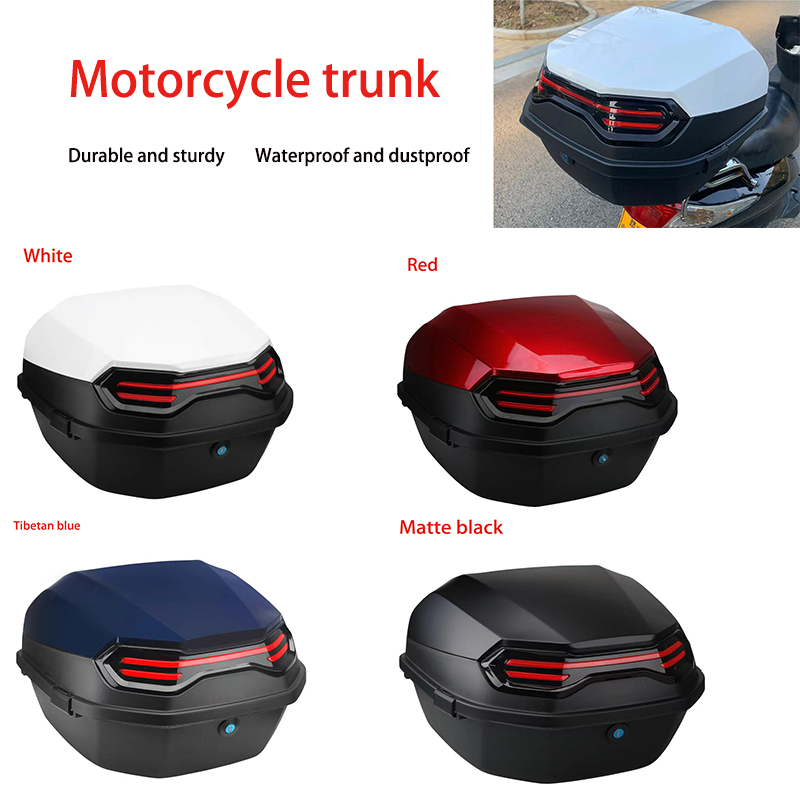 Motorcycle Tail Box Scooter Bo - огляд і ціна Scooter Helmet Set