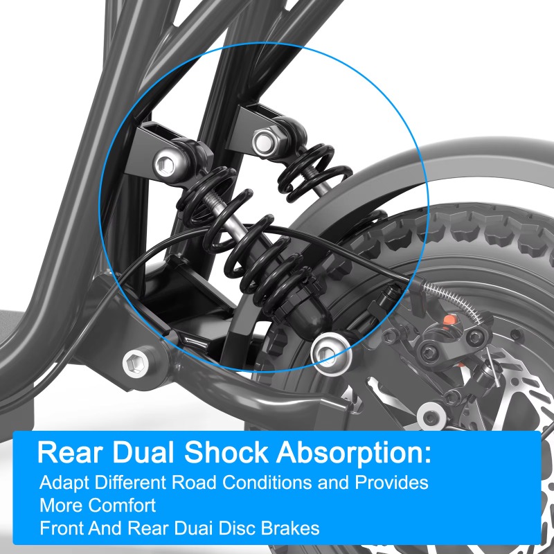 Spacewalk Electric Scooter wit - огляд і ціна Scooter Tire