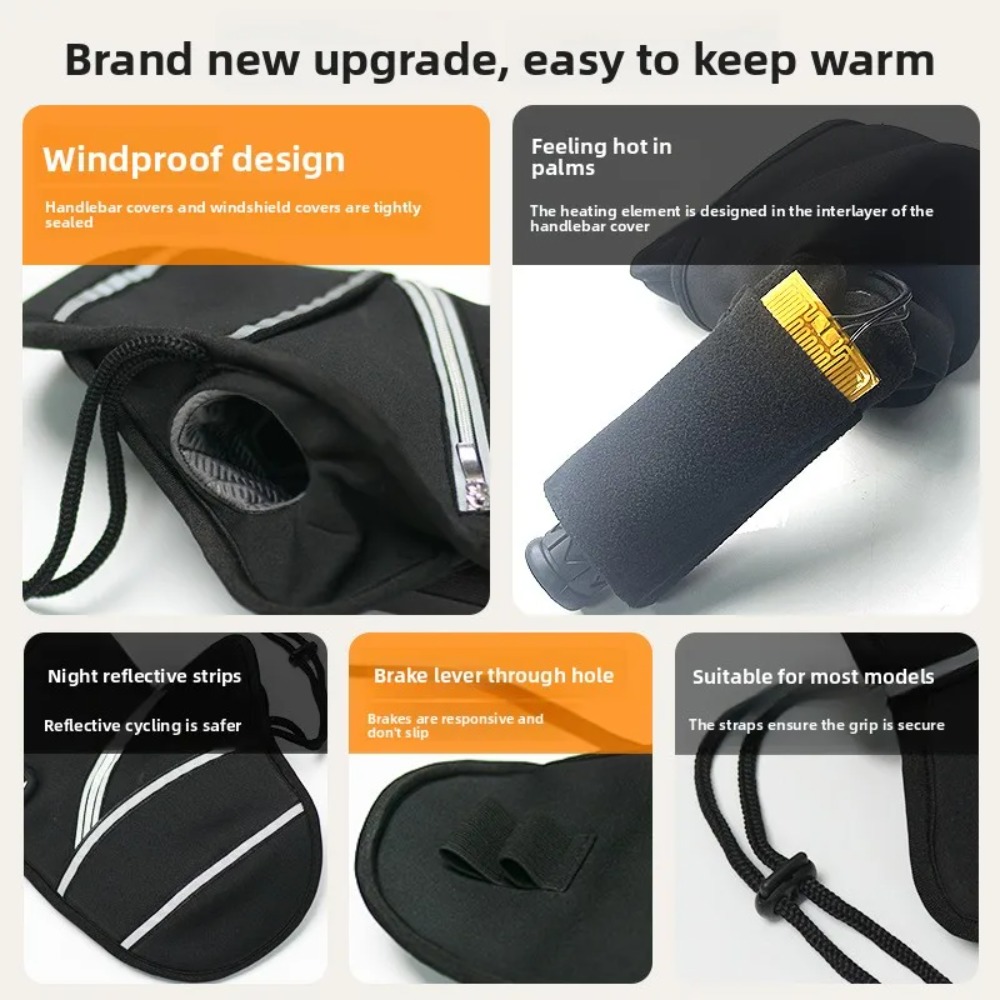 Motorcycle Handlebar Covers Wi - огляд і ціна Electric Scooter Rain Cover